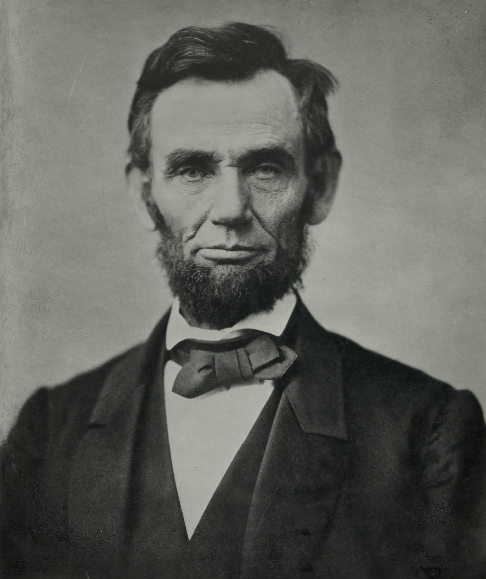 Portrait Bild von Abraham Lincoln