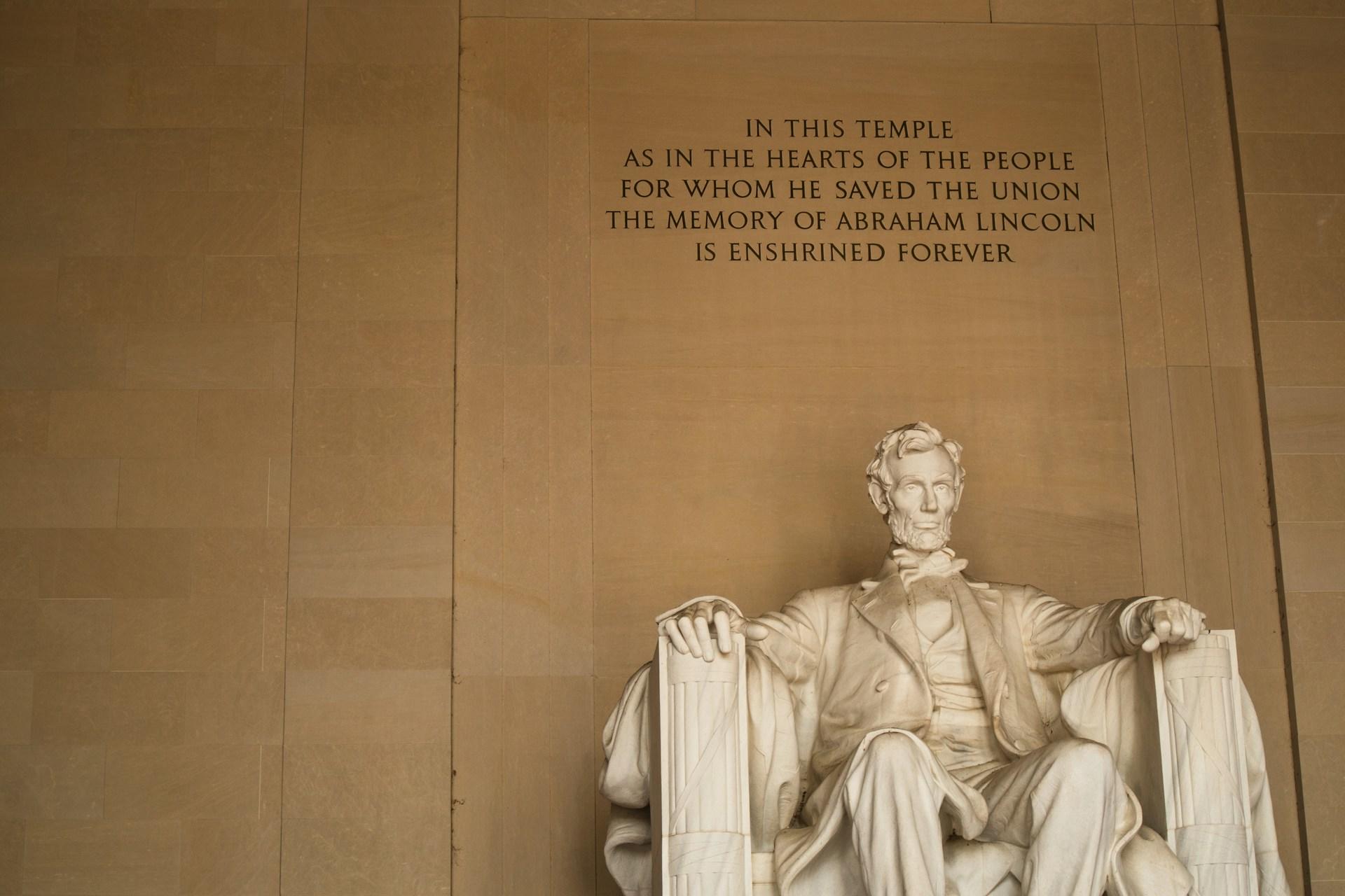 Statue von Abraham Lincoln