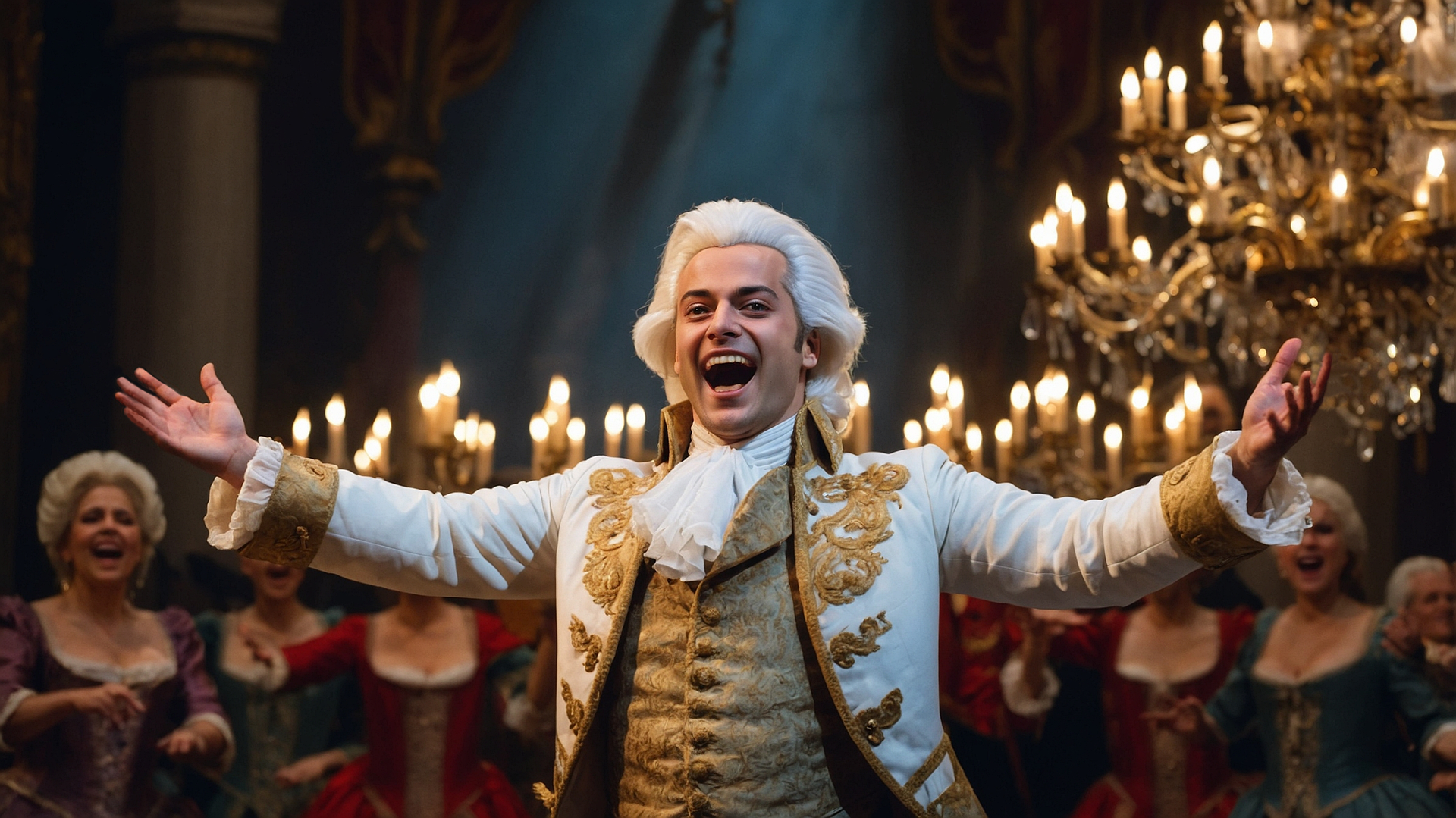 Mozart Musical auf der Bühne