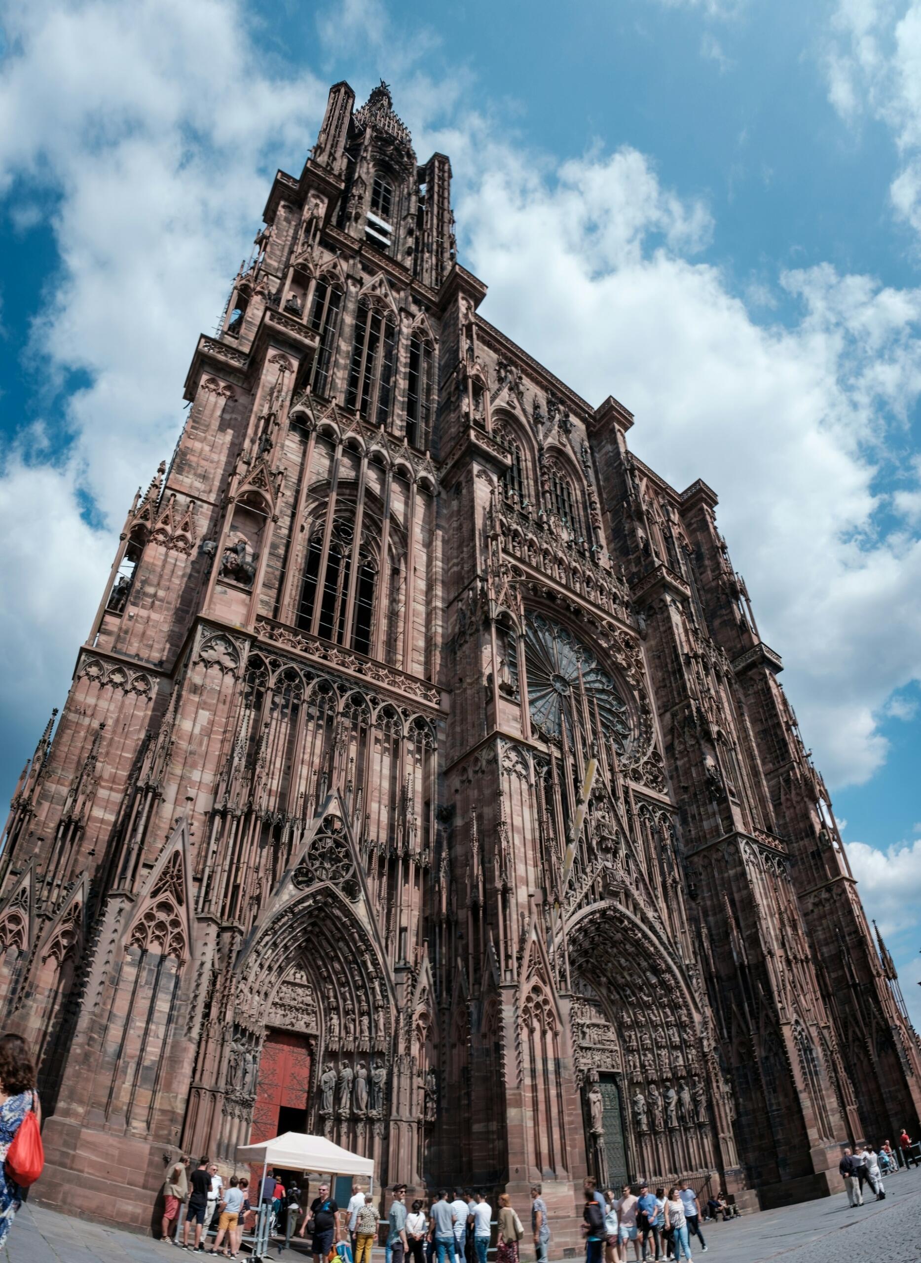 Das Strassburger Muenster im Elsass