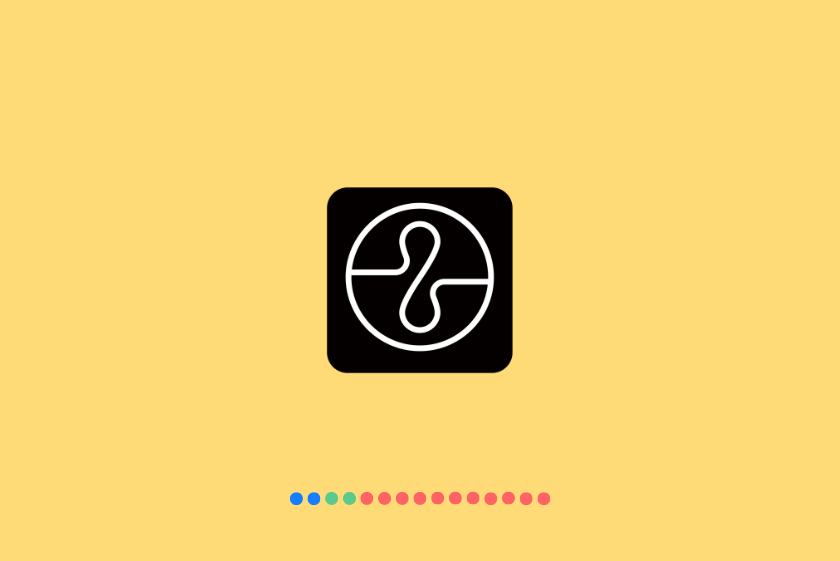 Logo der Endel-App auf gelbem Hintergrund