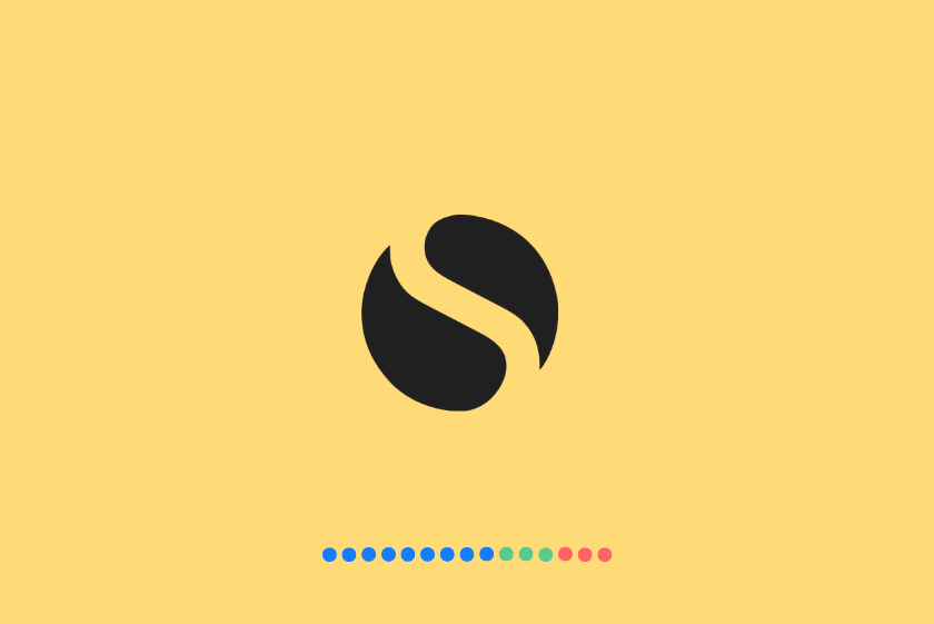 Logo der Simplenote-App auf gelbem Hintergrund