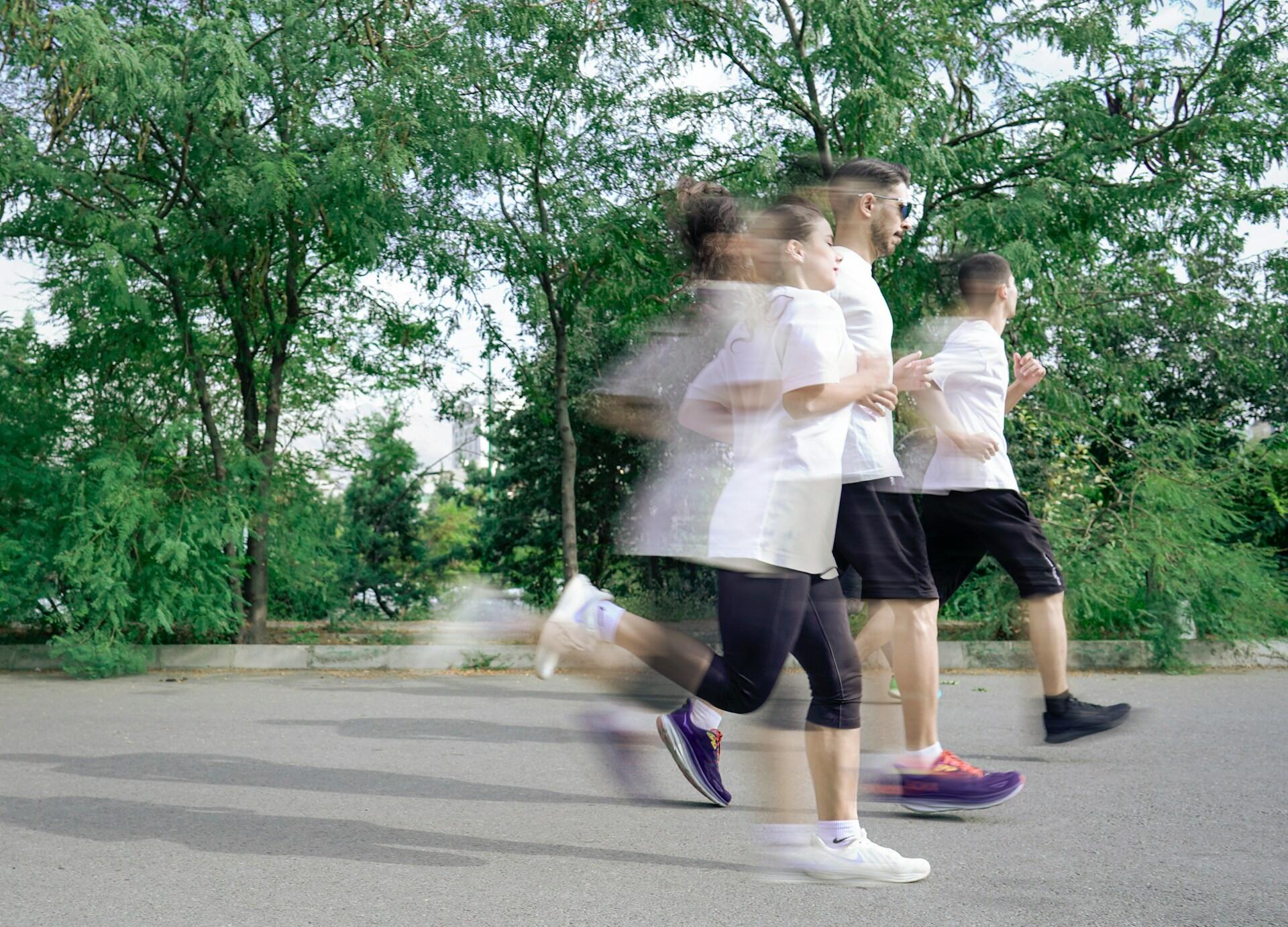 Gruppe bei einem Trailrunning Event