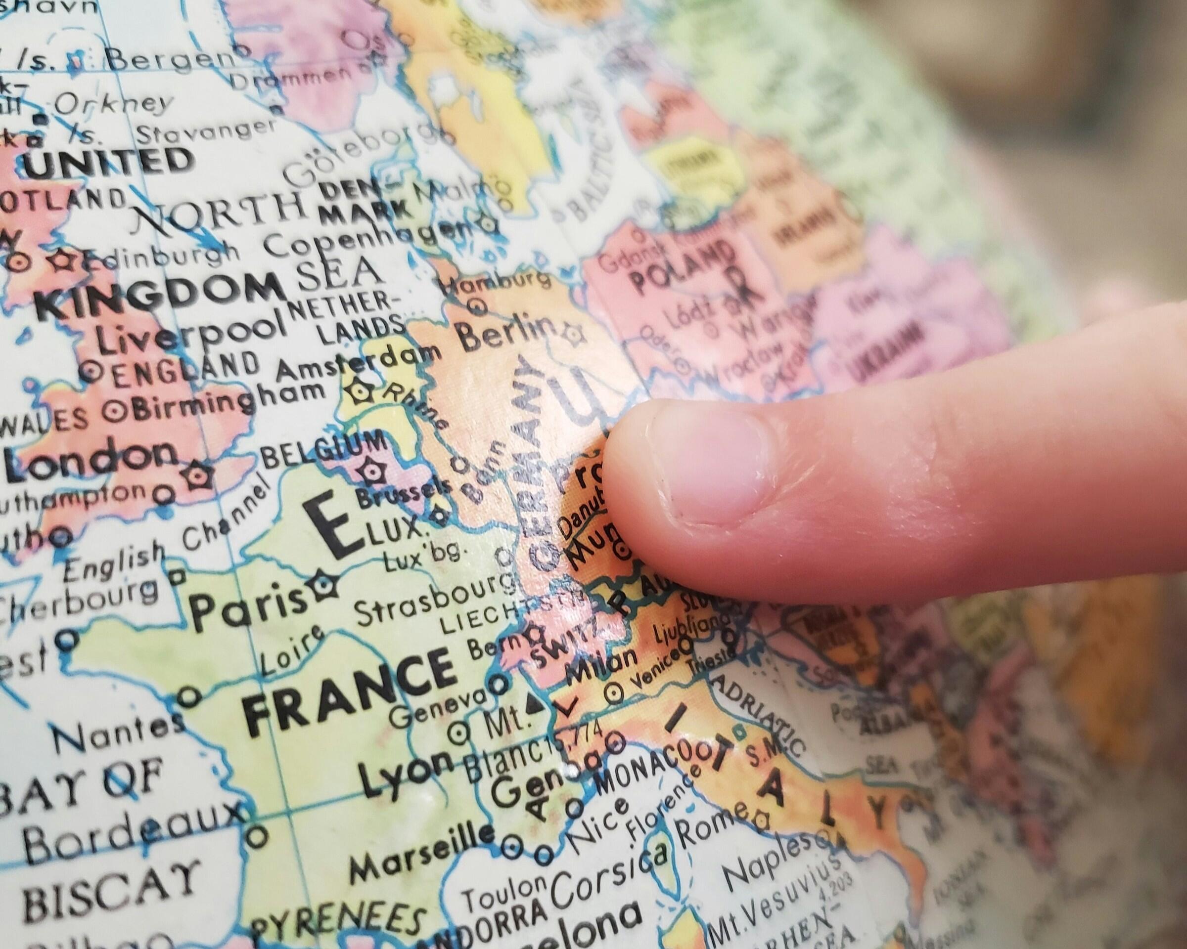 Deutschland Geographie in Europa