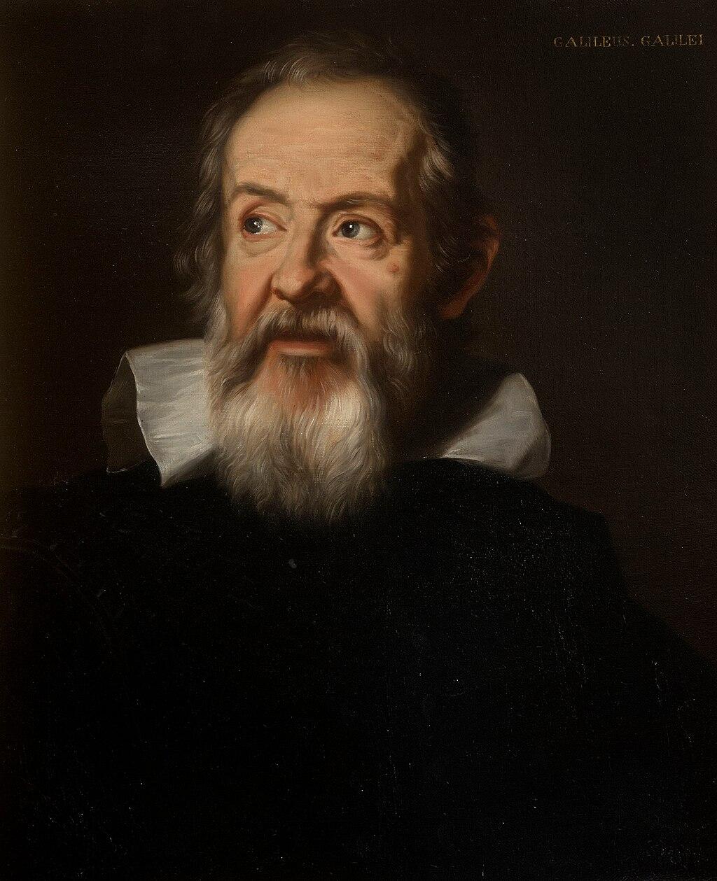 Ein Portrait von Galileo Galilei.