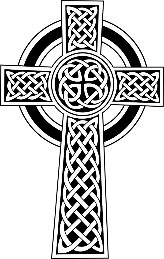 Elegantes Keltisches Kreuz Bedeutung Bilder