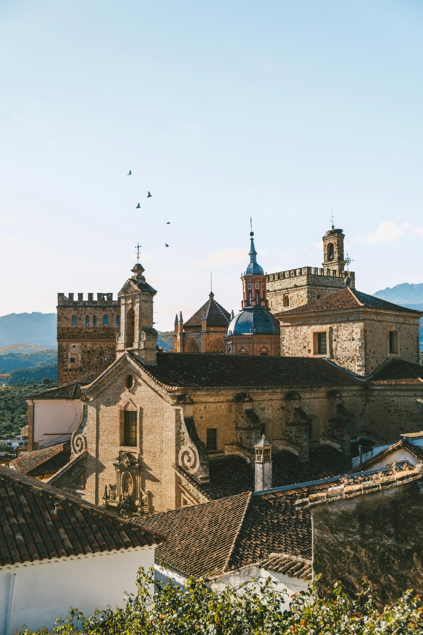 Eine Altstadt in Extremadura.