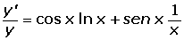 Explicaciones y ejemplos de derivación logarítmica - 8