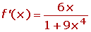 Explicaciones y ejemplos de derivada del arcotangente - 4