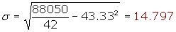 Explicaciones y ejemplos de desviación estándar - 12