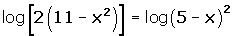 Explicaciones y ejemplos de ecuaciones logarítmicas - 11