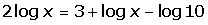 Explicaciones y ejemplos de ecuaciones logarítmicas - 17