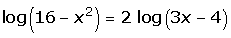 Explicaciones y ejemplos de ecuaciones logarítmicas - 24