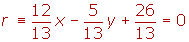 Explicaciones y ejemplos de ecuación normal de la recta - 12