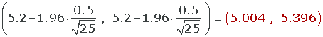 Explicaciones y ejemplos de estimación de la media de una población - 5