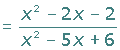 Explicaciones y ejemplos de fracciones algebraicas - 17