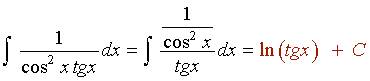 Explicaciones y ejemplos de integral de  logaritmo neperiano - 12