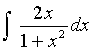 Explicaciones y ejemplos de integral de  logaritmo neperiano - 3