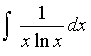 Explicaciones y ejemplos de integral de  logaritmo neperiano - 9