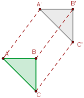 Explicaciones y ejemplos de isometría o movimiento - 1