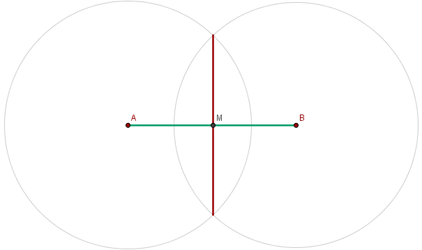 Explicaciones y ejemplos de mediatriz - 1