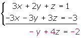 Explicaciones y ejemplos de método de gauss - 3