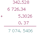 Explicaciones y ejemplos de operaciones con números decimales - 1
