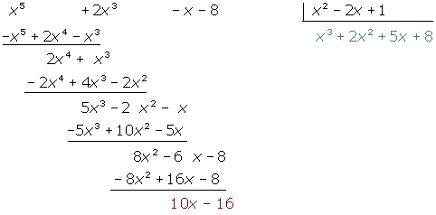 Explicaciones y ejemplos de polinomios - 5