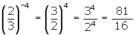 Explicaciones y ejemplos de potencias de exponente negativo - 6