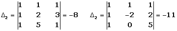 Explicaciones y ejemplos de regla de cramer - 10