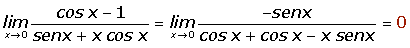 Explicaciones y ejemplos de regla de l'hôpital - 17