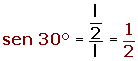 Explicaciones y ejemplos de seno de 30º - 3