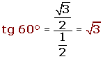 Explicaciones y ejemplos de tangente de 60º - 4