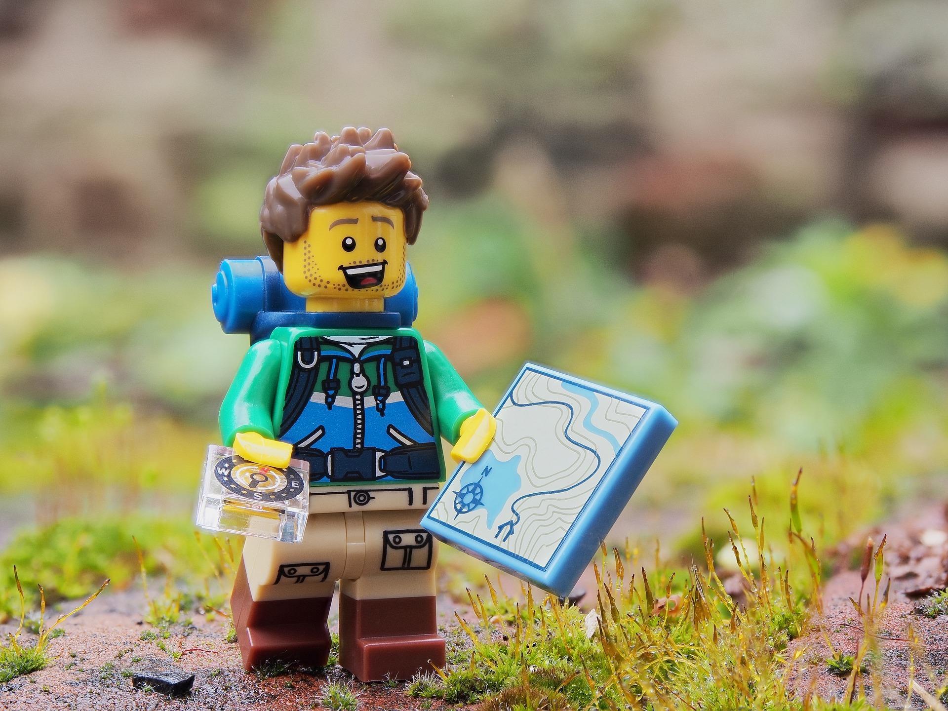 Legomand med kort