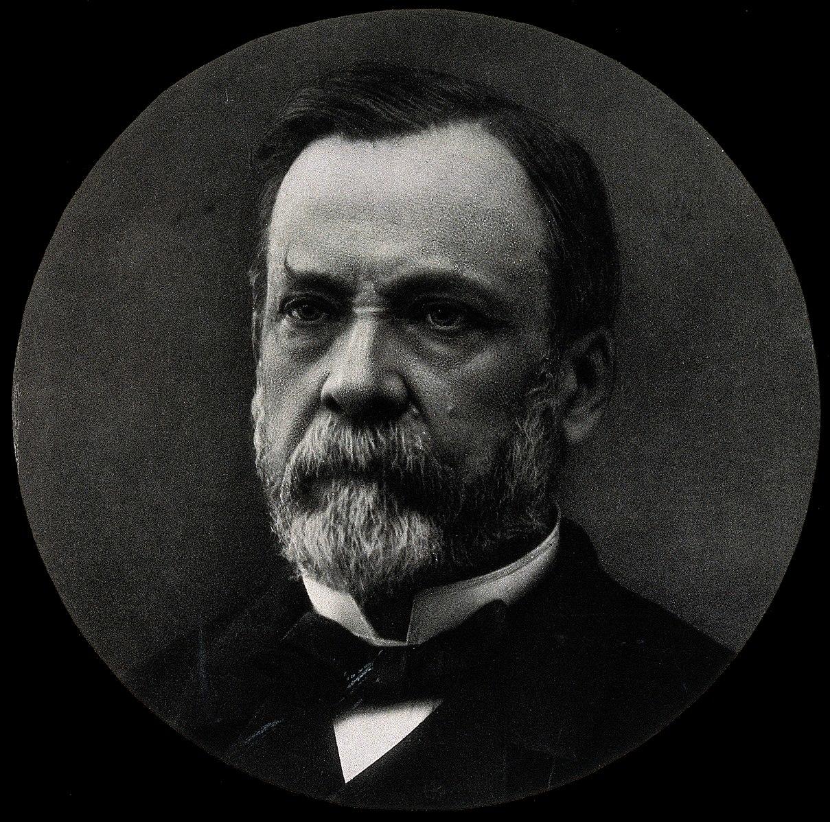 Portræt af den kendte kemiker Louis Pasteur