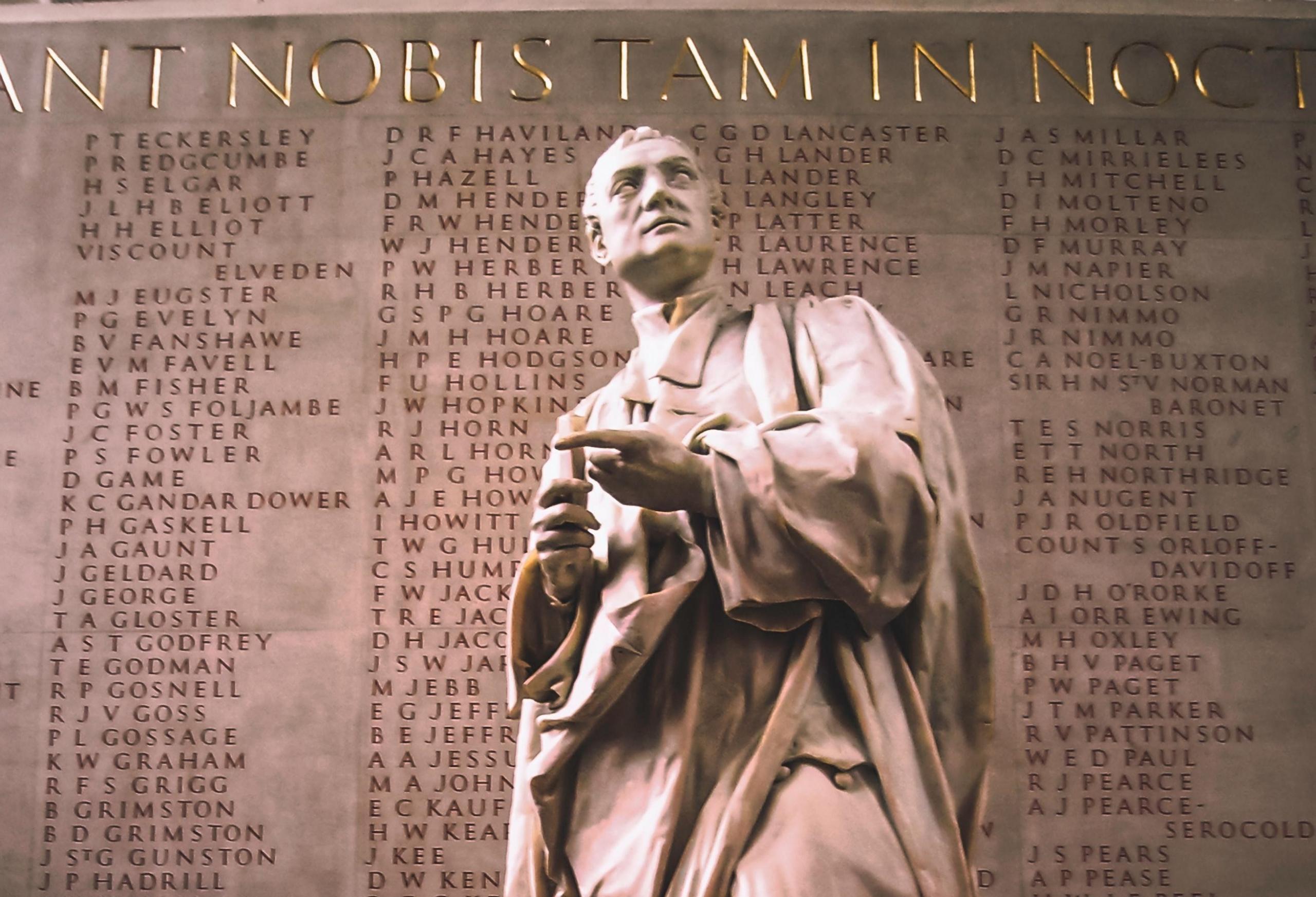 statue af Newton