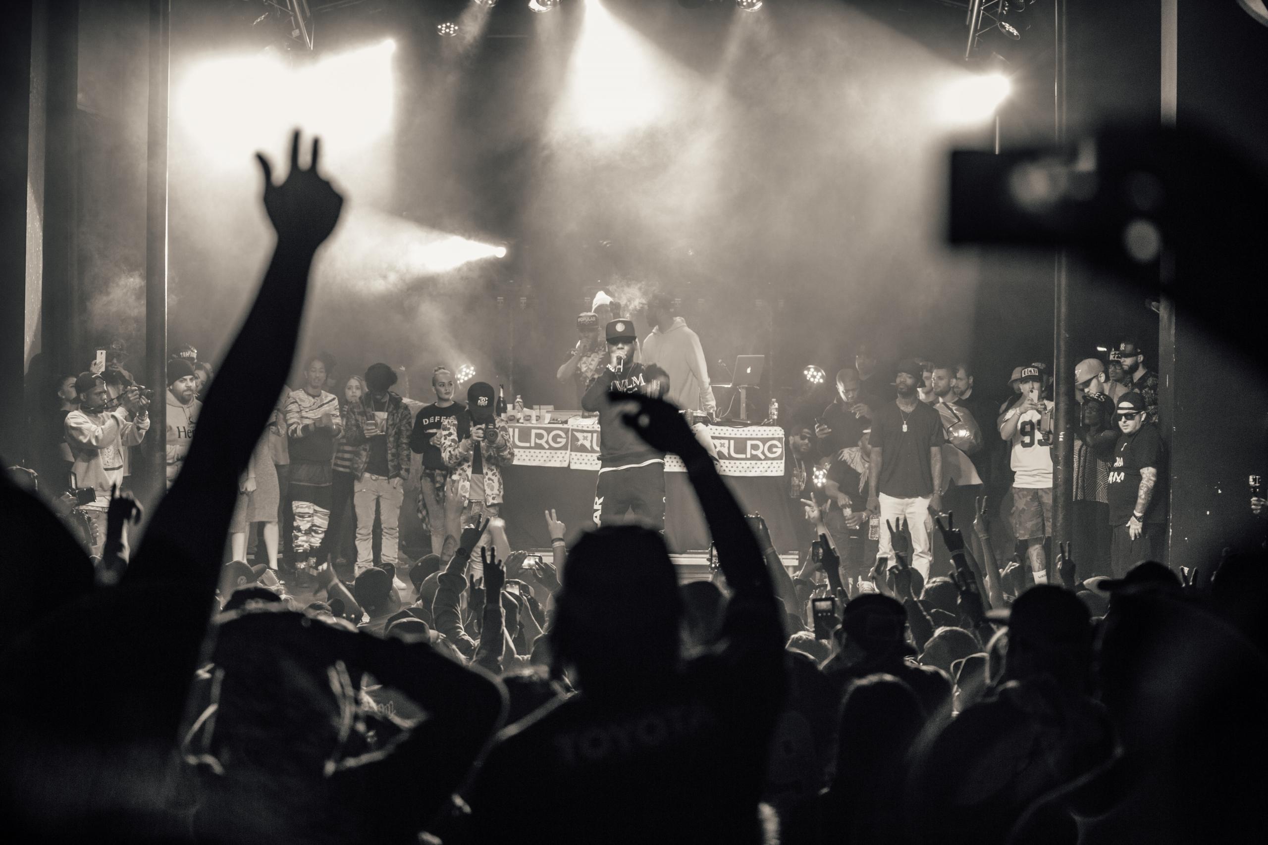 En rap koncert