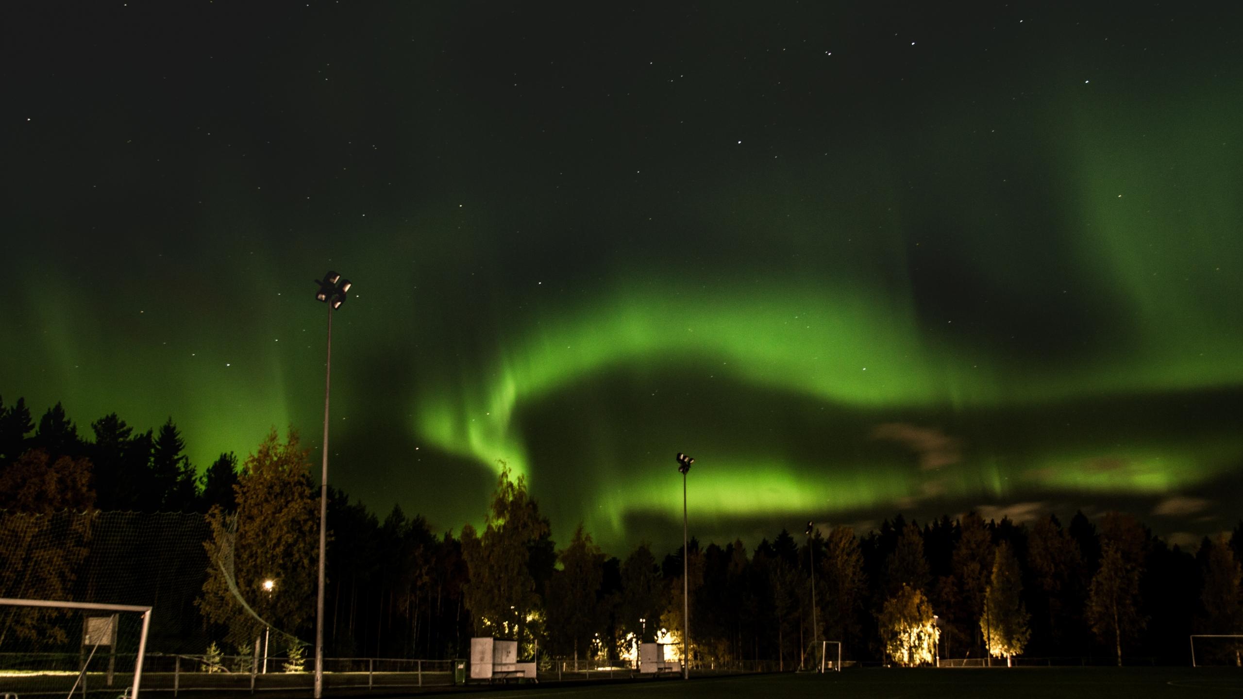 Magnetisk felt i form af nordlys