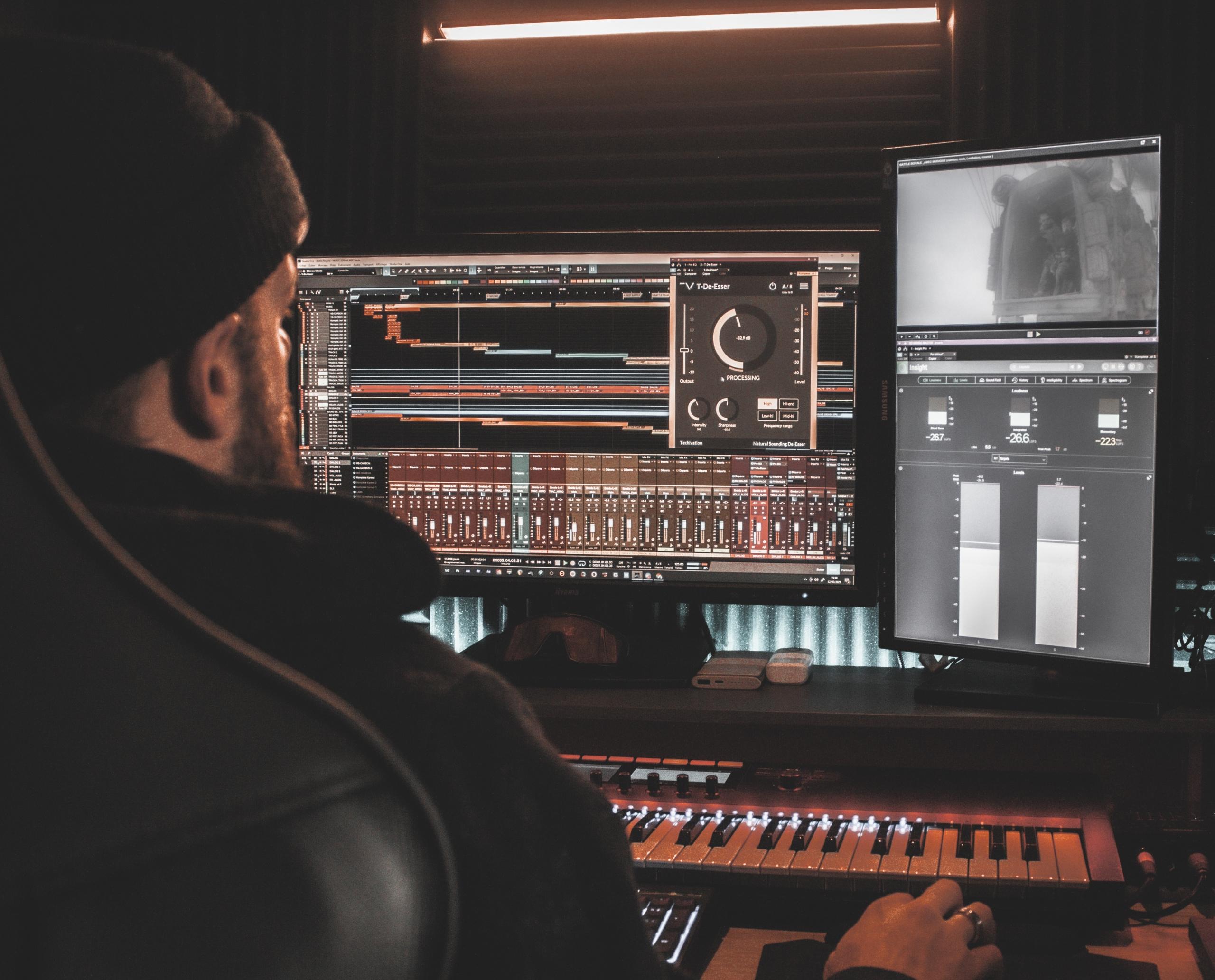 En af de bedste musikproducenter på arbejde