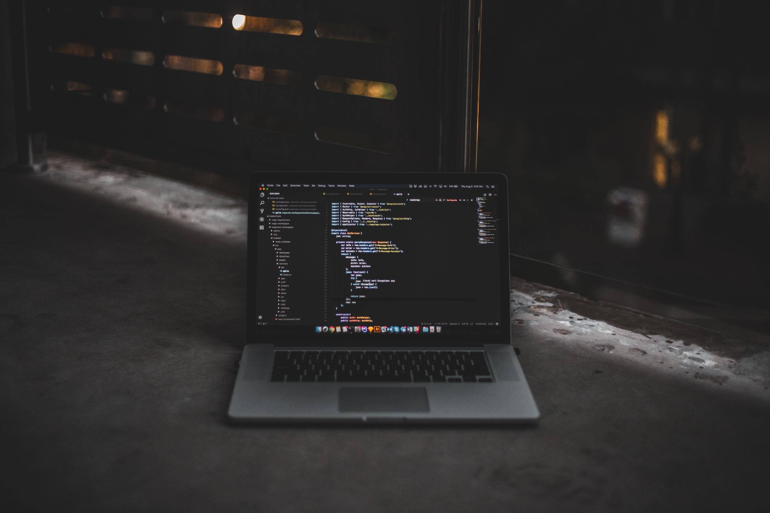 Bærbar med python kode