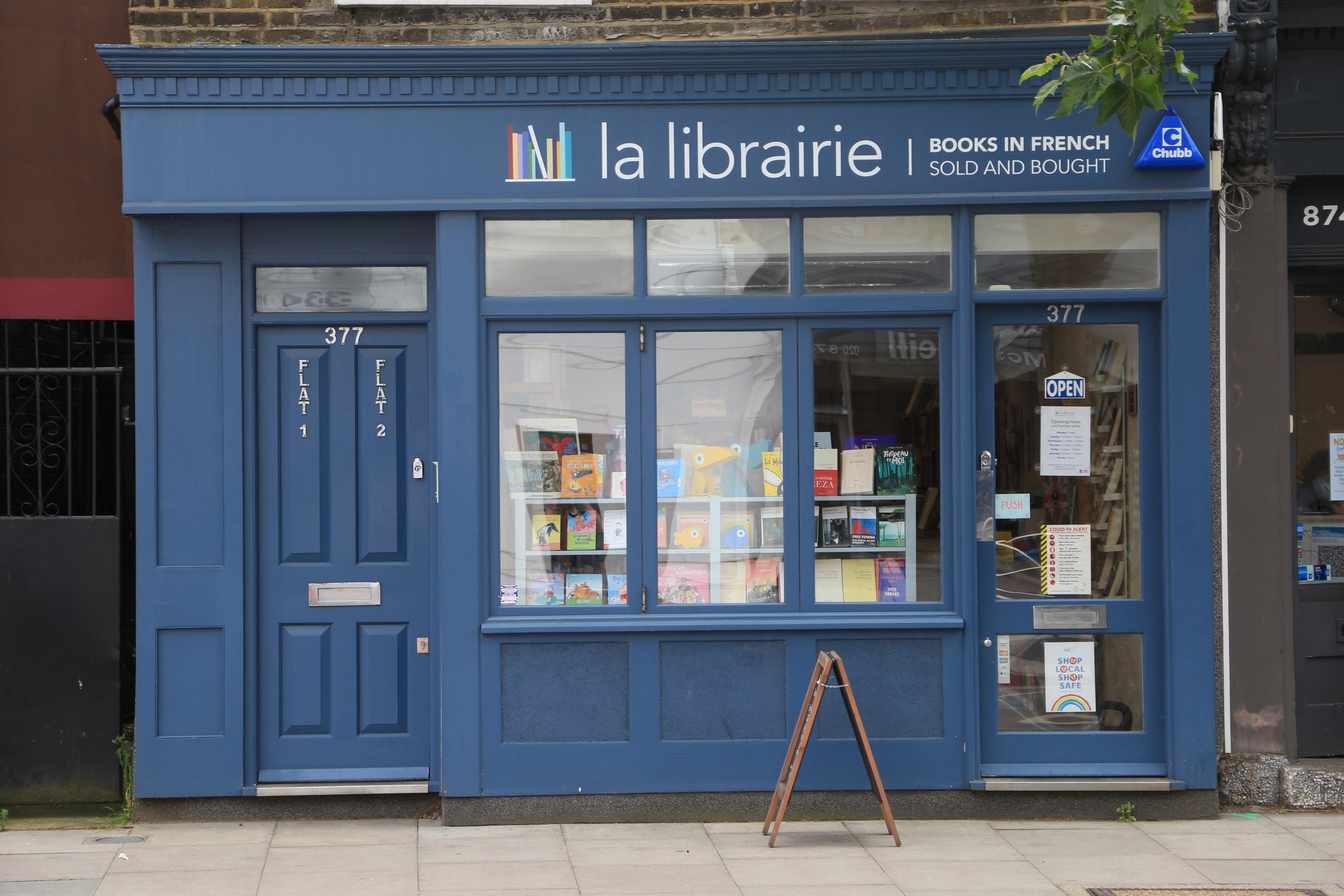 læs fransk i franske boghandlere