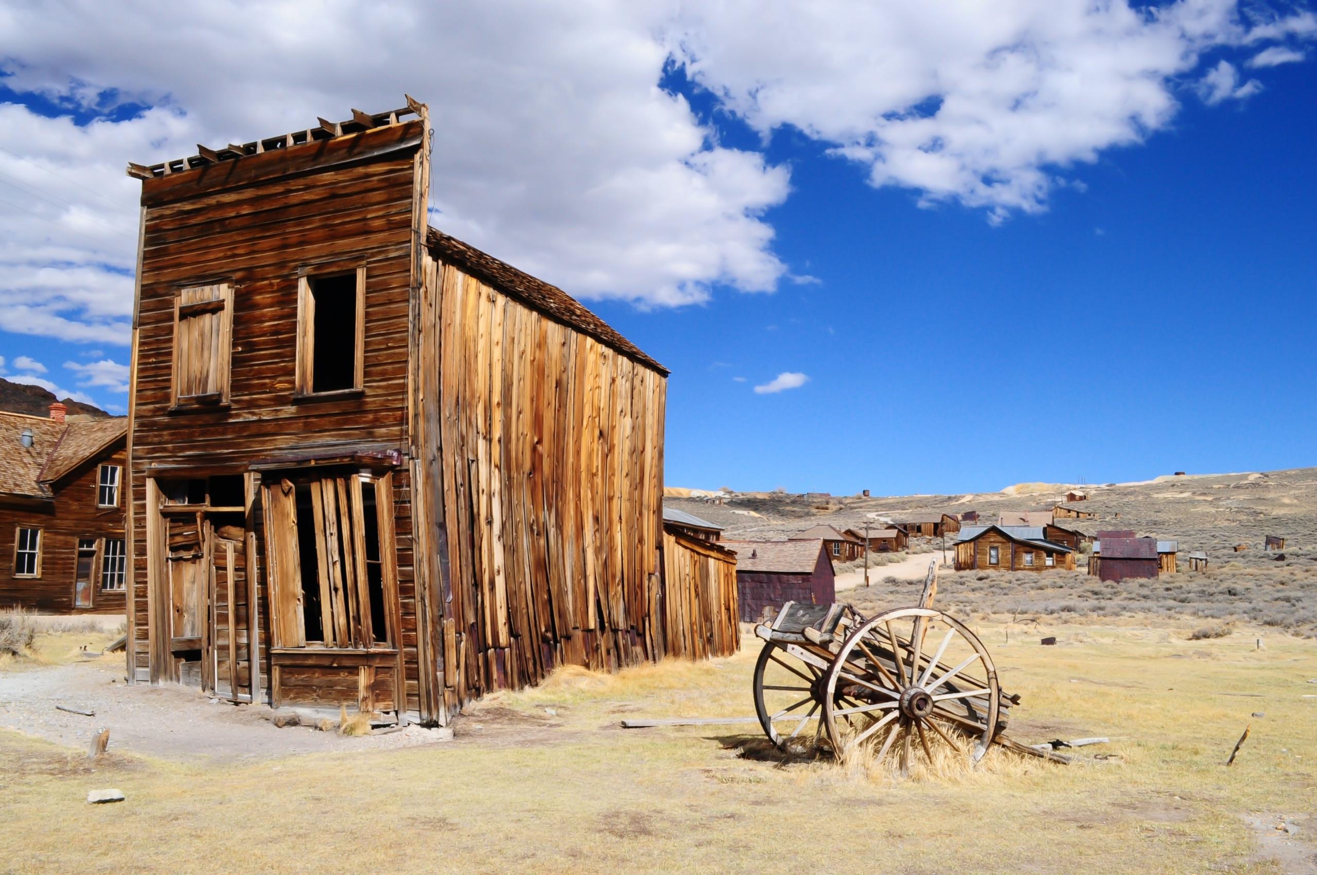 En western scene