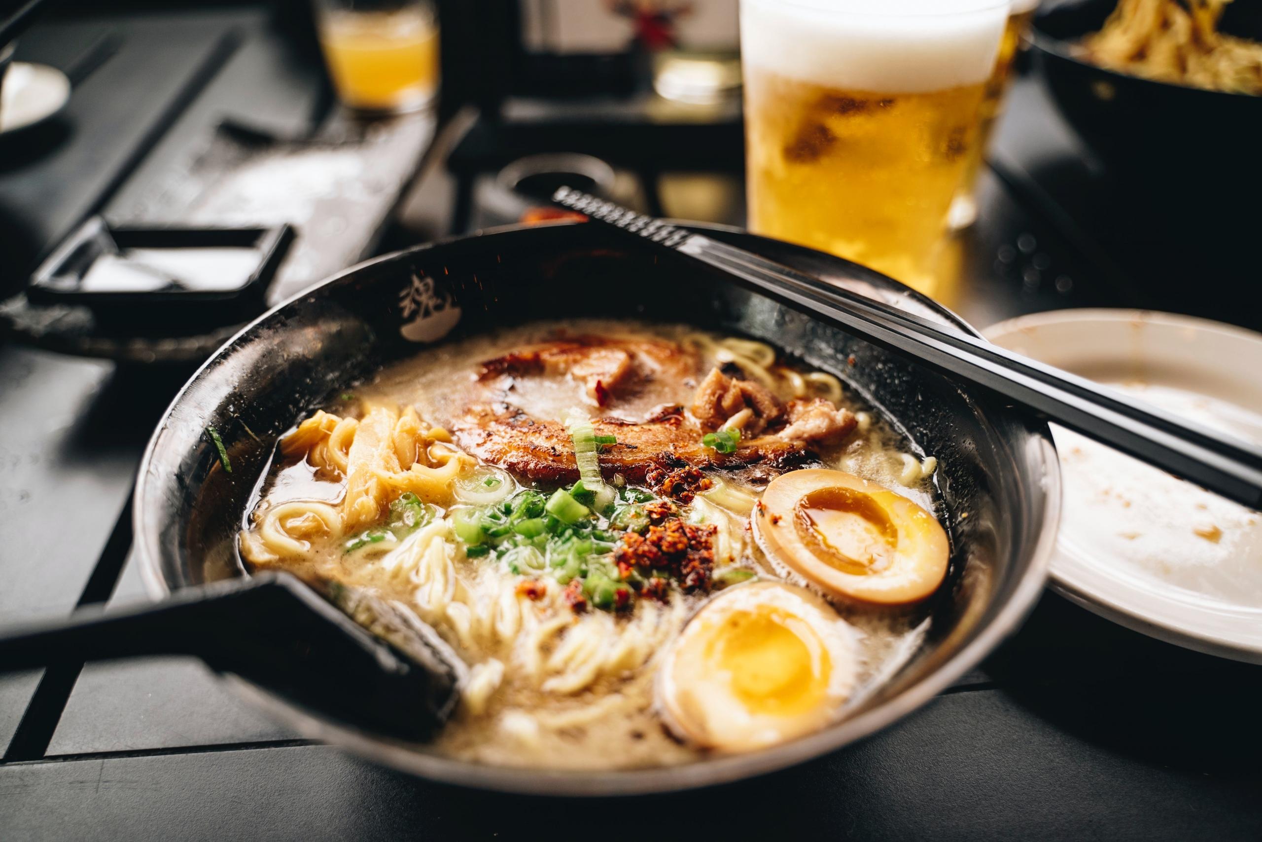 En japansk ramen