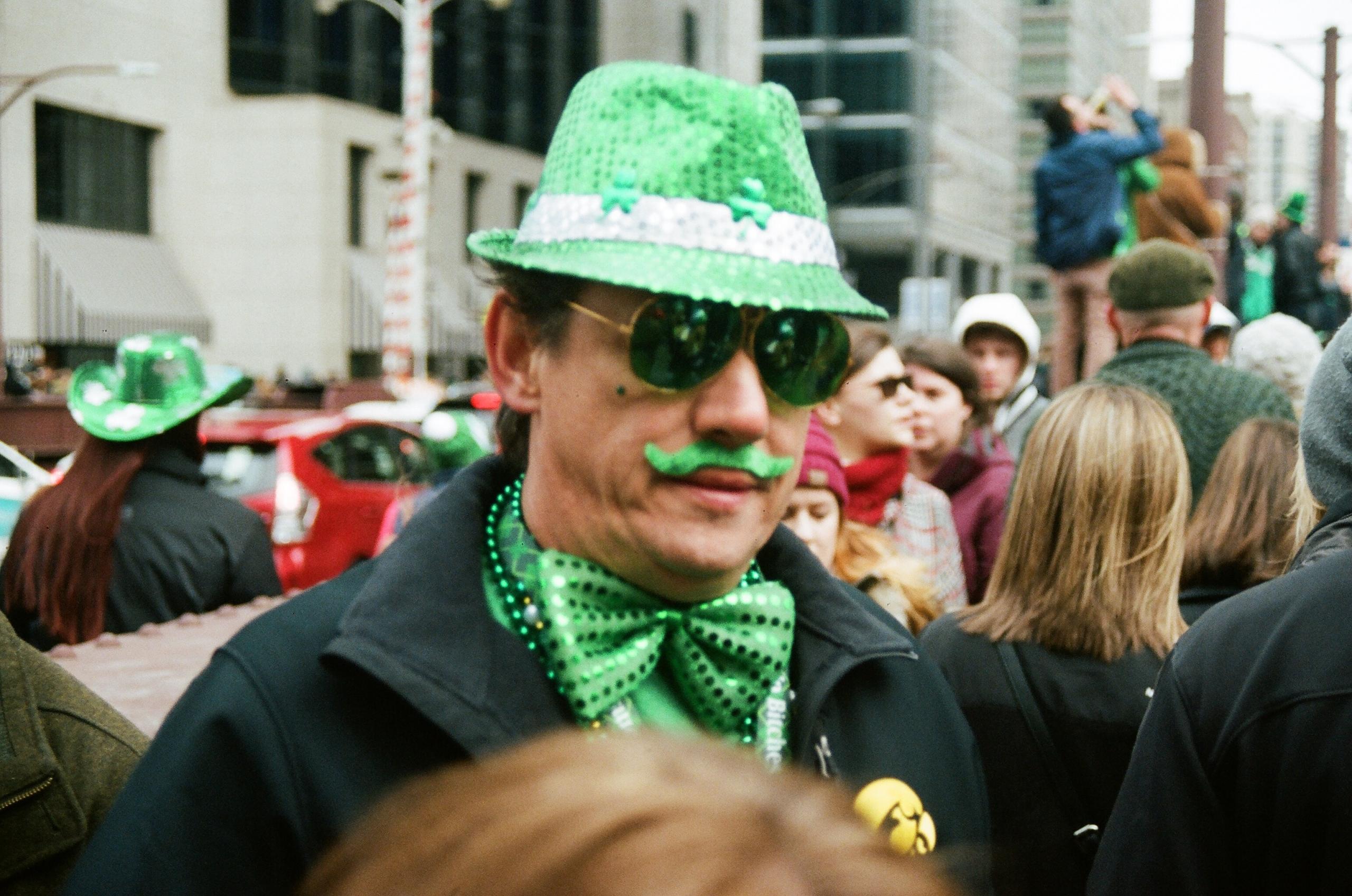 En mand til Skt. Patricks Day.