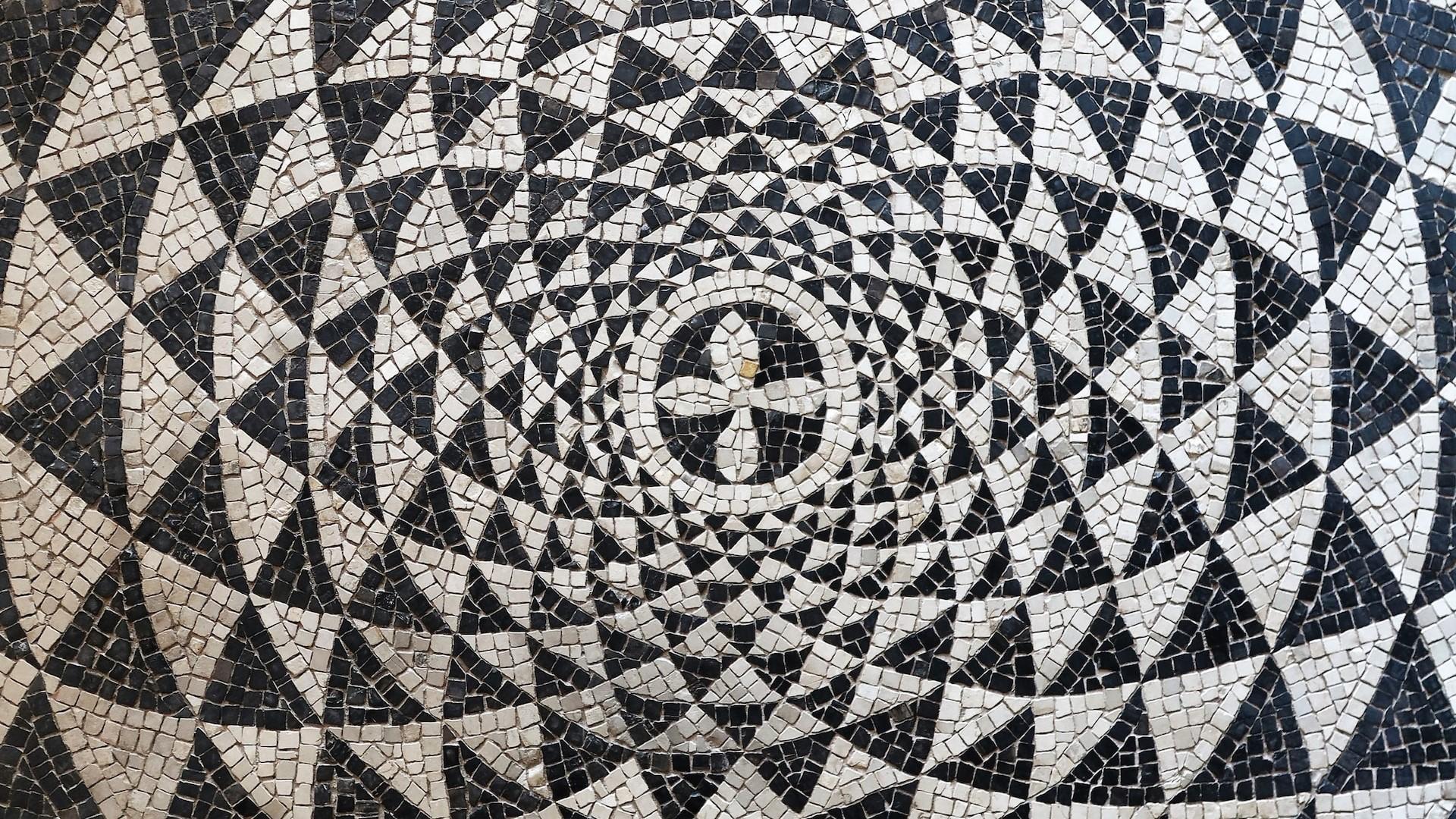 Mosaik med tessellering