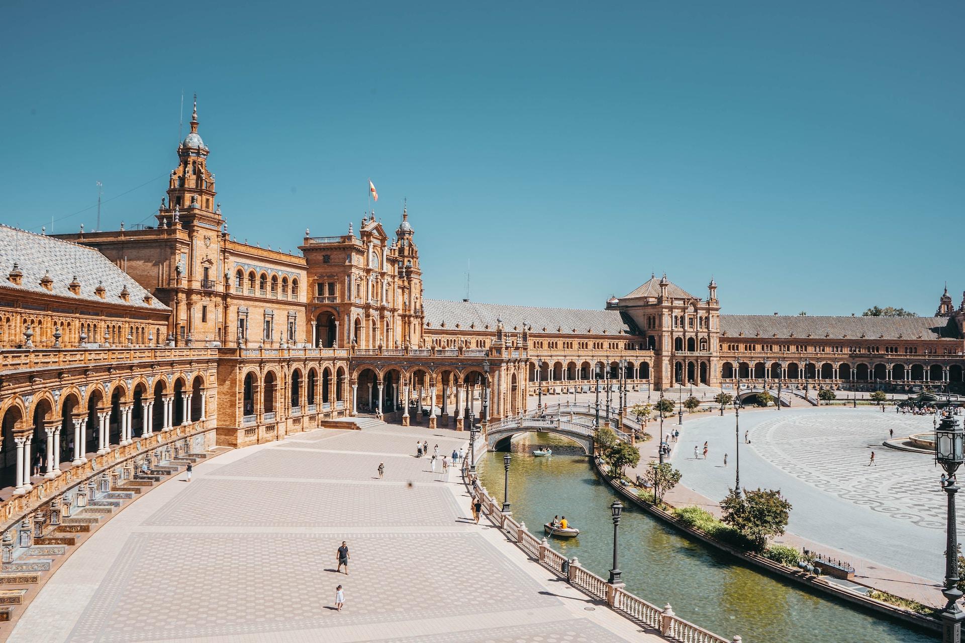 Stor plads i Sevilla