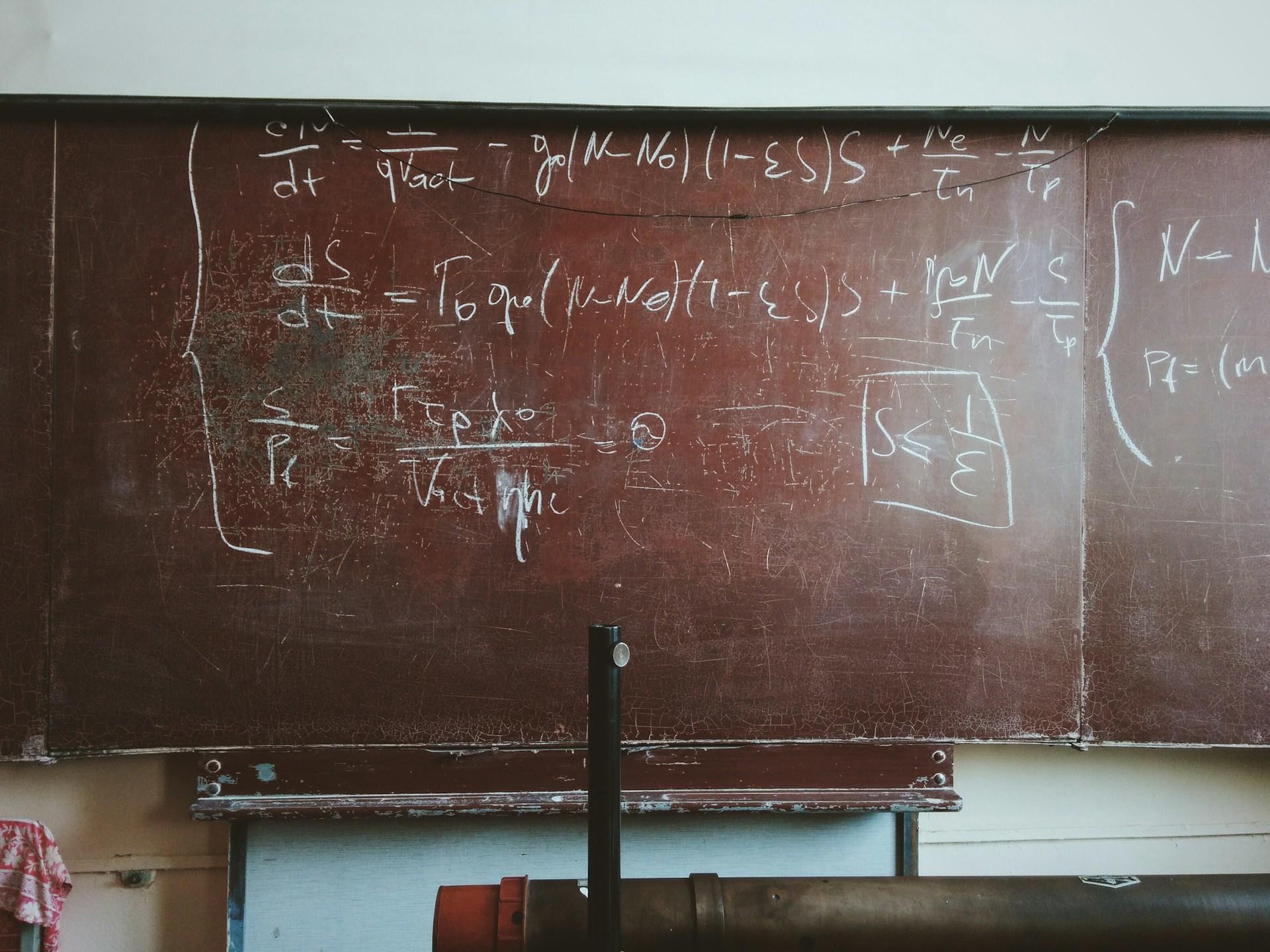 Matematik på tavle