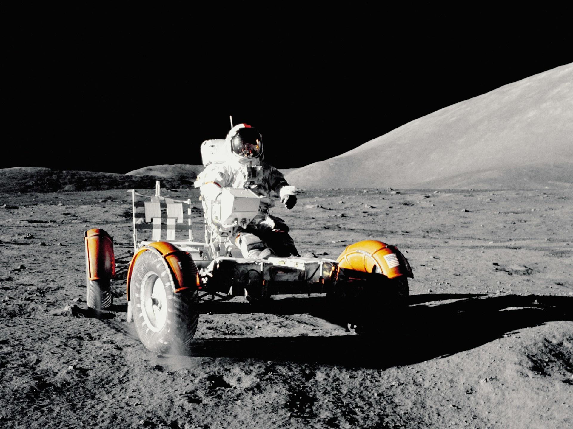 Astronaut på månen