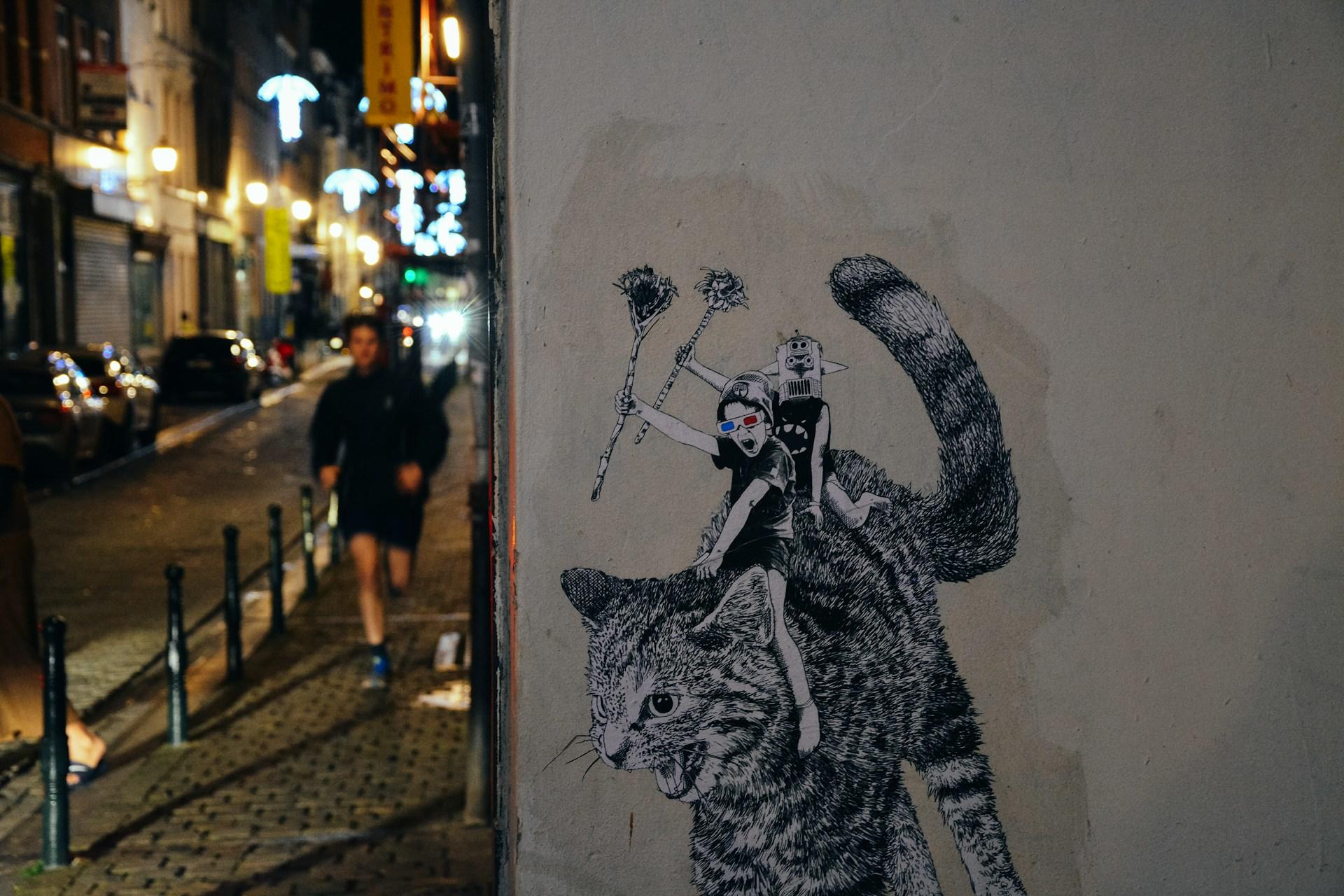 En kat
