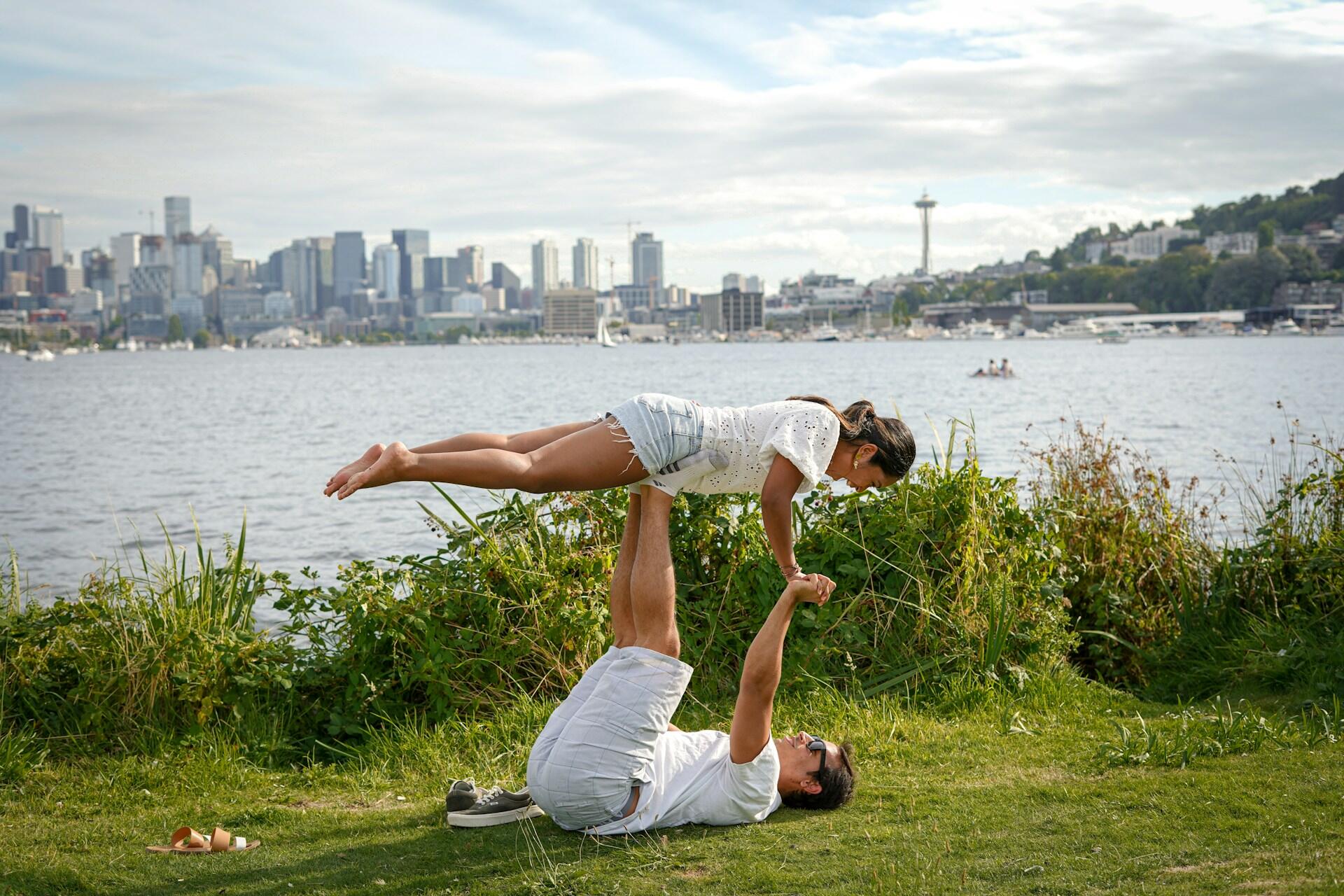 Par laver akroyoga